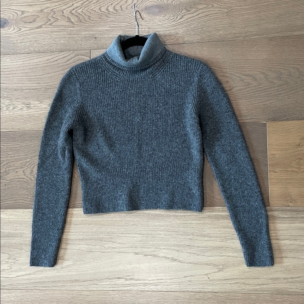 Peruvian Connection Cropped Turtle Neck Sweater S… - image 4